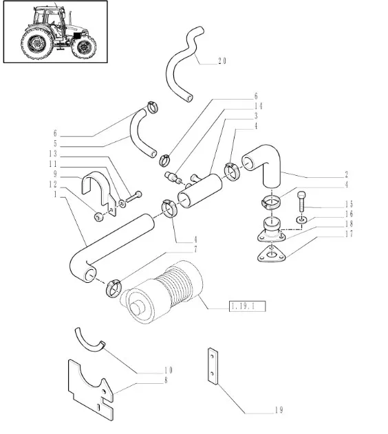 5094530 - патрубок